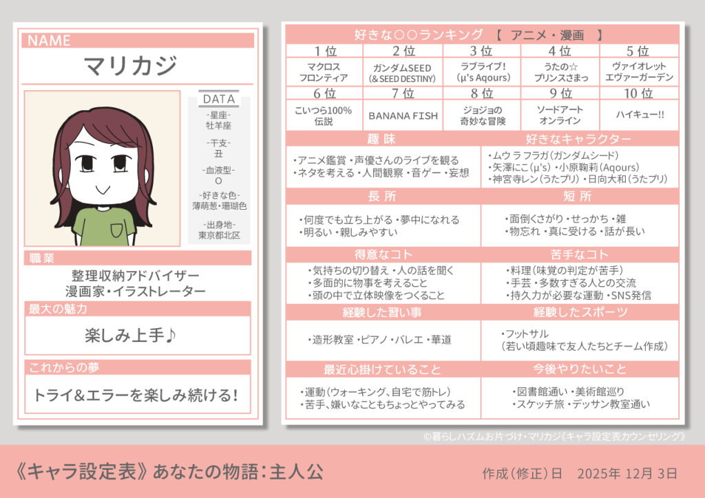 スタンダードキャラ表_2025