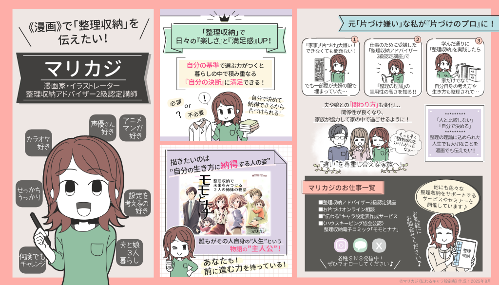 【マリカジ】伝わるキャラ表