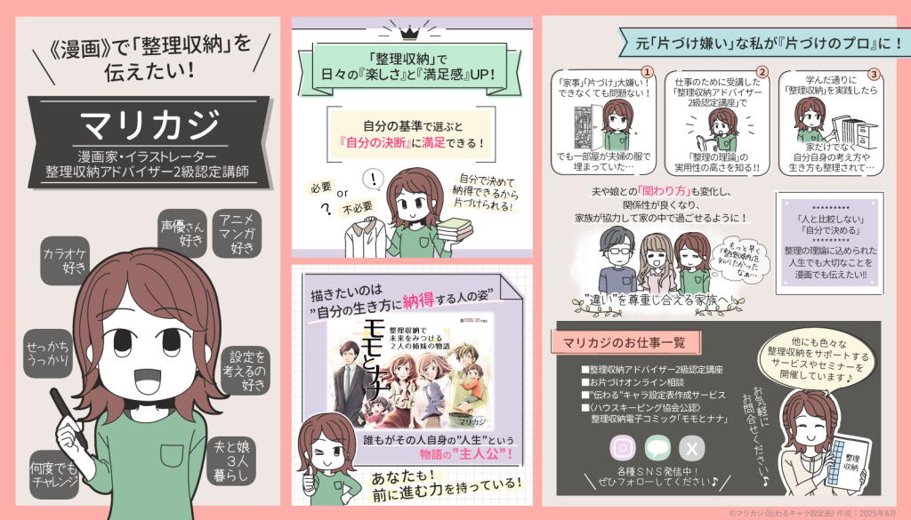 【マリカジ】伝わるキャラ表